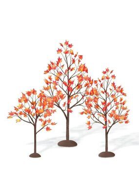 Department 56 Department 56 Village Autumn Maples Trees Accessory - Set of 3